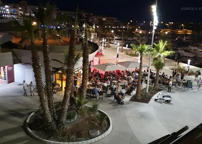 583 Grand 2 Pers Port Ambonne Terrasse Lägenhet Agde